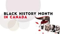 Canadian Black History Month