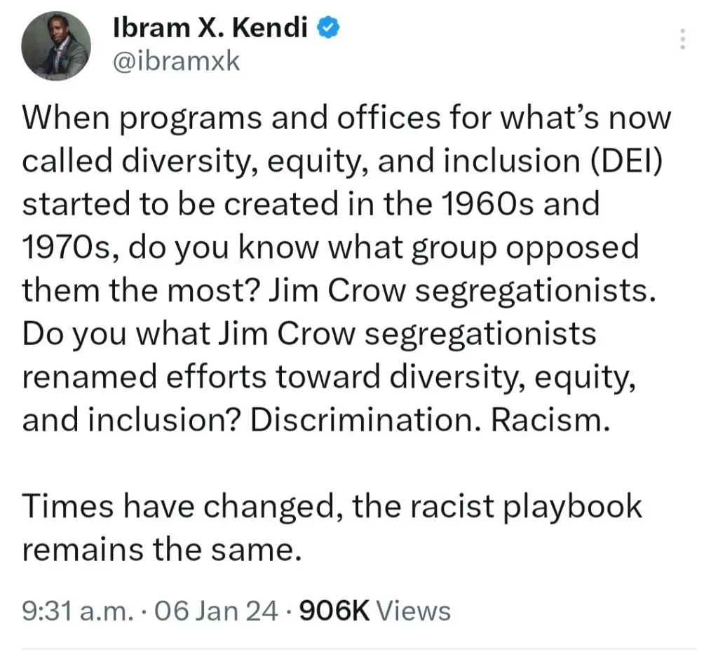 DEI, Ibram X Kendi,